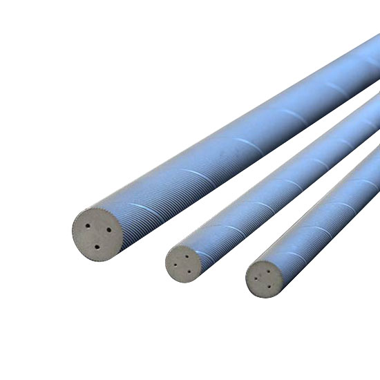 three holes helical rods