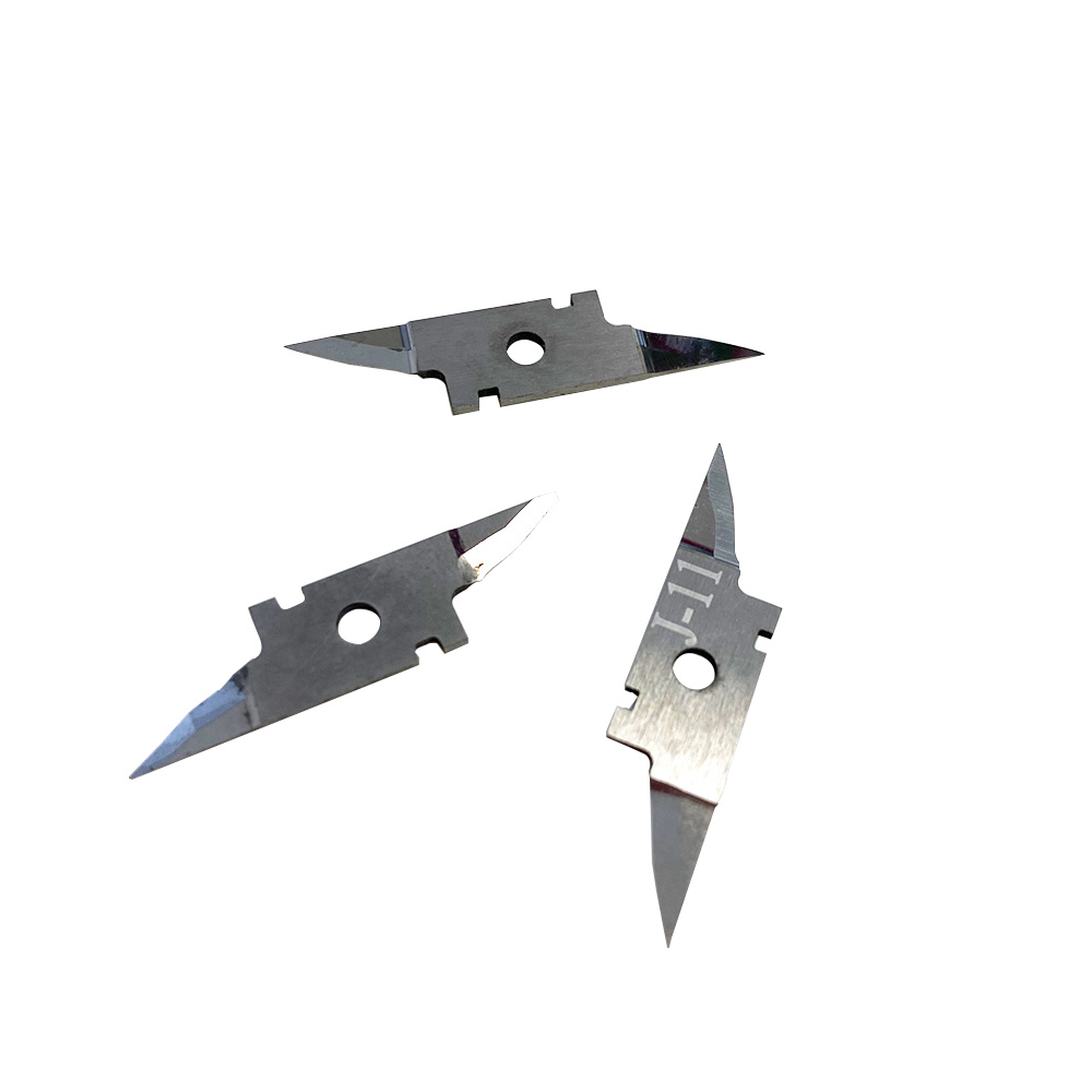 wholesale Wolframkarbid-Messerstreifenschneider zum Schneiden von Lederriemenmaschinen Skiver Spaltbandmesserwerkzeuge J11