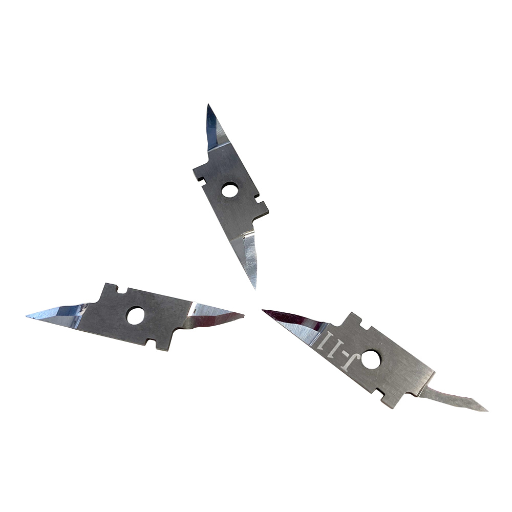 wholesale tungsten carbide knife strip cutter for cutting leather strap machine skiver splitting belt blade tools J11