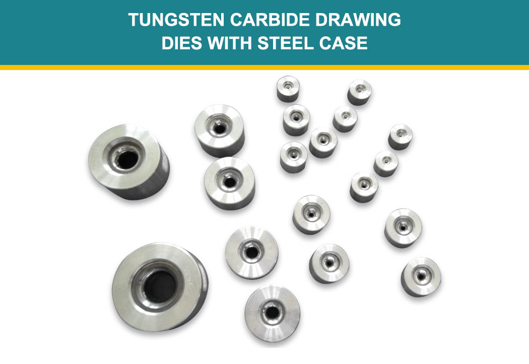 Tungsten Carbide Drawing Dies With Steel Case