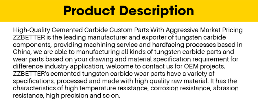 Tungsten Carbide Customized Stabilizer Blocks