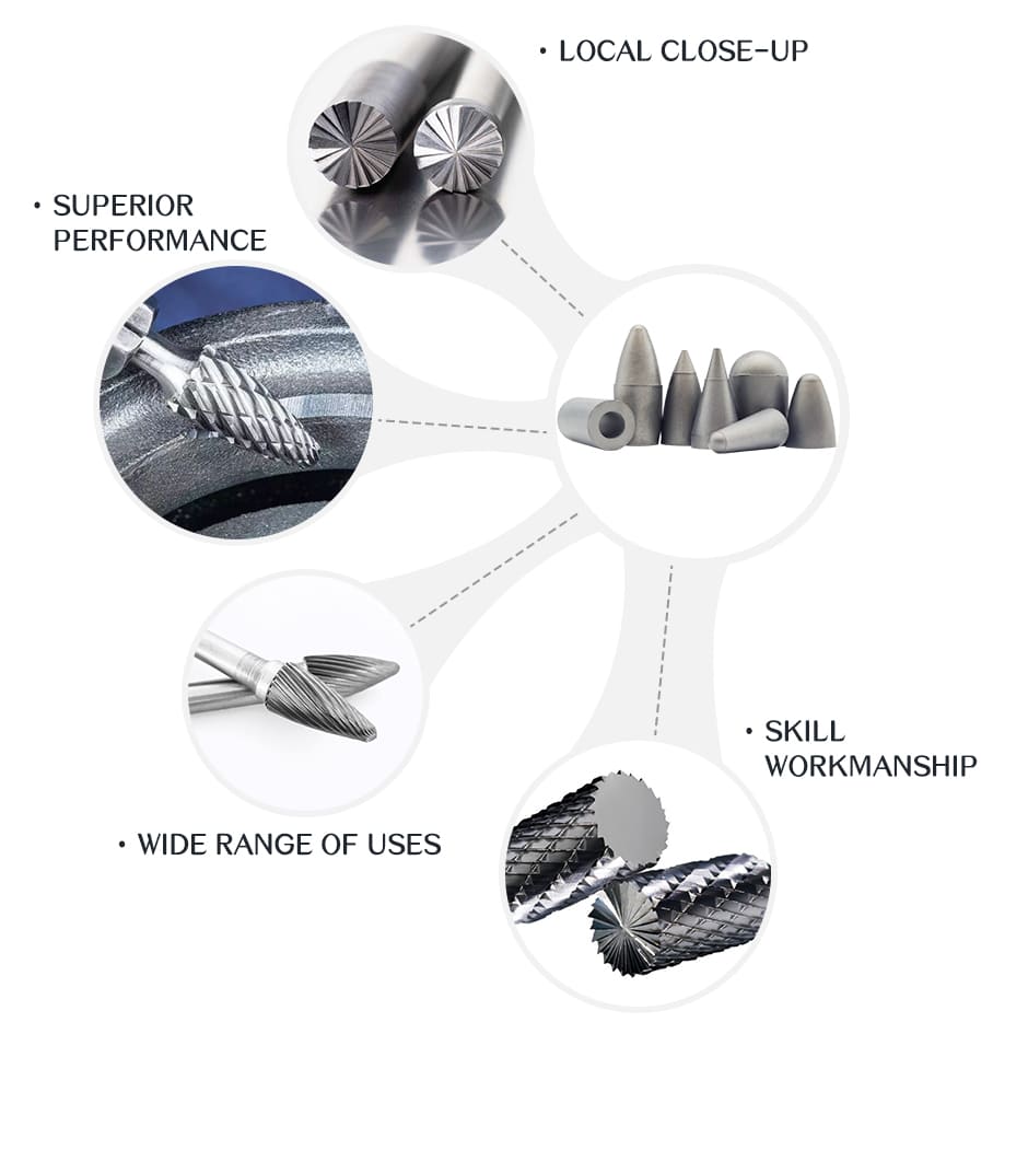 Tungsten Carbide Blank Burrs