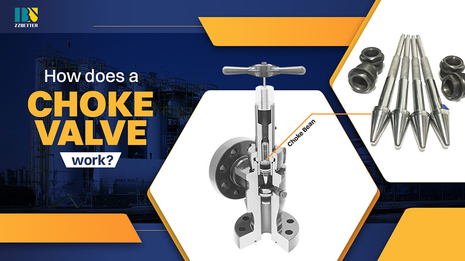 How does a choke valve work